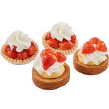 Verse aardbeien schelpjes of slofjes
